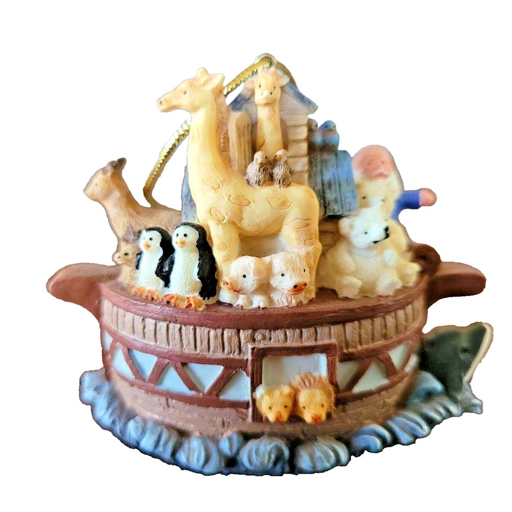 Avon Gift Collection Noah's Ark Christmas Tree Ornament w Box